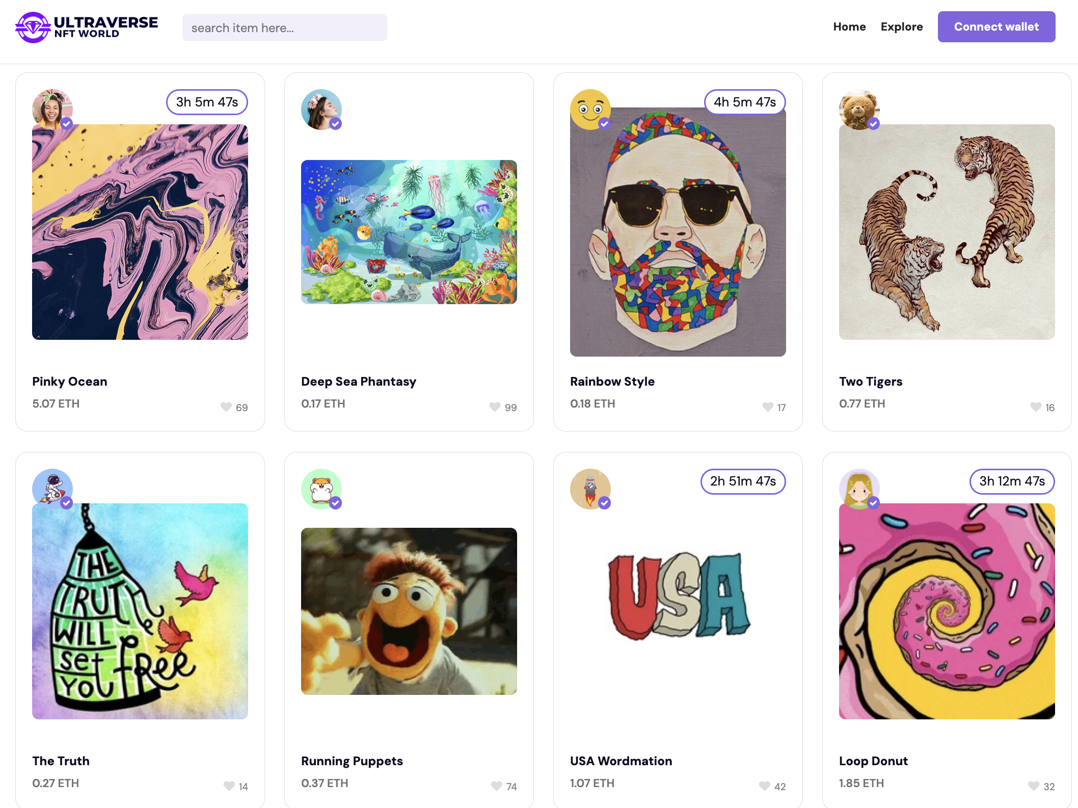 Ultraverse NFT Marketplace